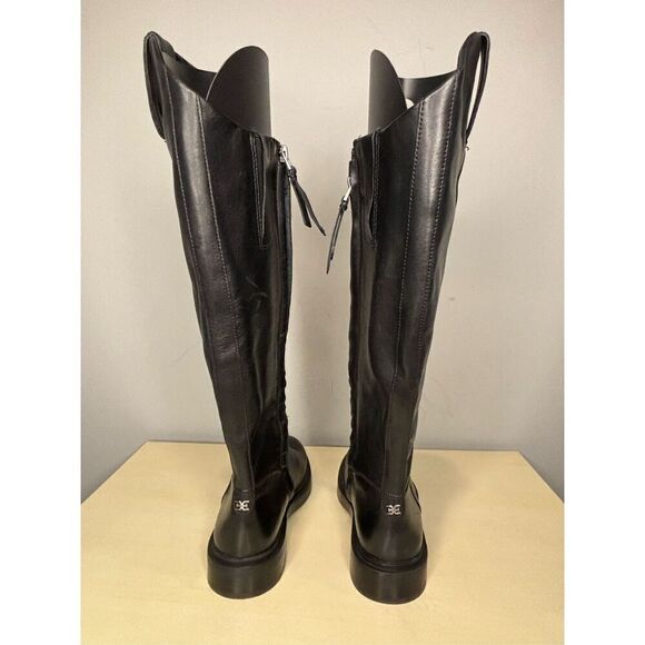 Sam Edelman Black Leather Ankle Boots - Picture 4 of 8